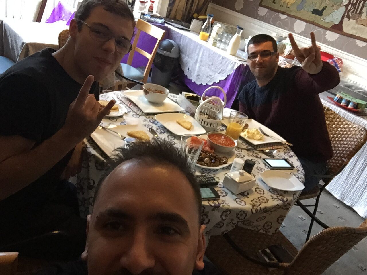 Breakfast rotated